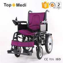 CE Certificada Popular e econômica cadeira de rodas elétrica de alumínio